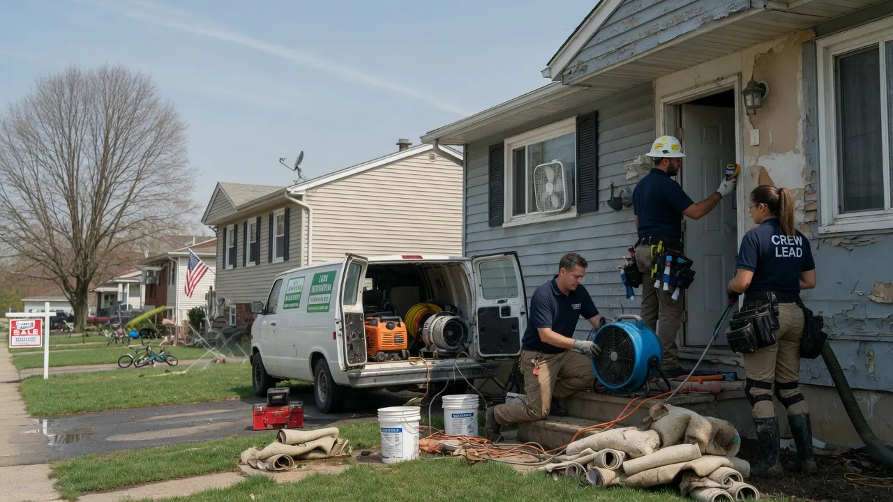 Flood Cleanup in Herrick Center, PA near me